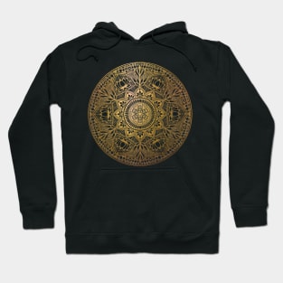 Lotus gold mandala Hoodie